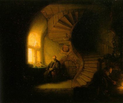 Rembrandt - Philosopher In Meditation