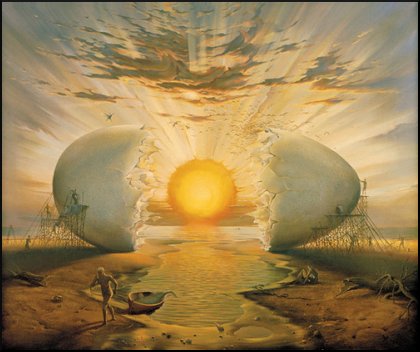Vladimir Kush - Sunrise By The Ocean
